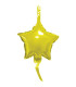 Mylar Deco Link Star Gold MiniShape 9" pack 10pcs