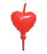 Mylar Deco Link Red Heart MiniShape 9" pack 10pcs