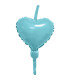 Mylar Deco Link Heavenly Heart MiniShape 9" pack 10pcs