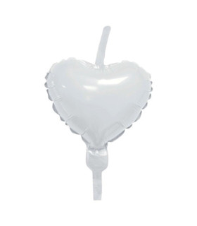 Mylar Deco Link Heart of Pearl MiniShape 9" pack 10pcs