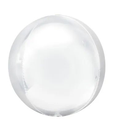 Mylar White Sphere Rocca 4D Line 22" 1pc