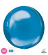 Mylar Sphere Blue Rocca Line 4D 22" 1pc