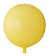 Mylar Yellow Macaron Ball 22" 1pc