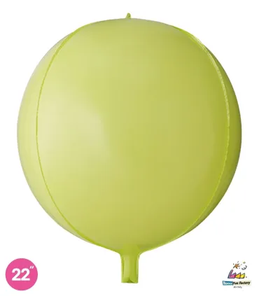 Mylar Green Macaron Ball 22" 1pc