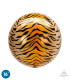 Mylar Tiger Orbz 16" 1pc
