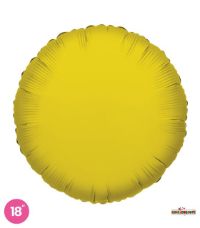 Mylar Round Gold 18" 1pc