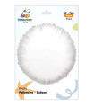 Mylar Round White 36" 1pc