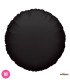 Mylar Round Black 18" 1pc