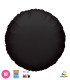 Mylar Round Black 18" for printing pack 50pcs