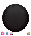 Mylar Round Black 18" for printing pack 50pcs