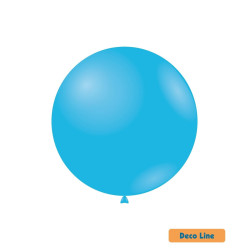 18" Deep Sky Blue 238 Rocca Decorator Line Latex Balloons bag of 20pcs