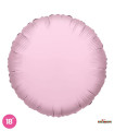 Light Pink Round Mylar 18" 1pc