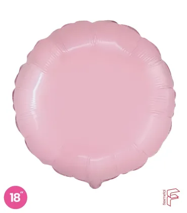 Mylar Round Pink 18" 1pc