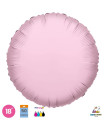 Mylar Round Pink 18" for printing pack. 50pcs