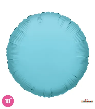 Mylar Round Light Blue Baby 18" 1pc