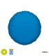 Mylar Round Blue 4" pack 5pcs