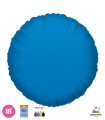 Mylar Round Blue 18" for printing pack. 50pcs
