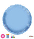 Mylar Round Blue Macaron Glossy 18" pack 100pcs