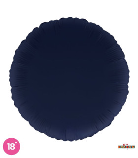 Mylar Round Navy Blue 18" 1pc