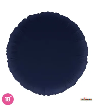 Mylar Round Navy Blue 18" 1pc