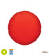 Mylar Round Red 4" pack 5pcs