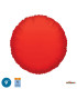 Mylar Round Red 9" pack 5pcs