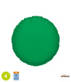Mylar Round Emerald Green 4" pack 5pcs