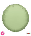 Olive Green Round Mylar 18" 1pc