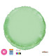 Mylar Round Green Glossy Macaron 18" pack 100pcs