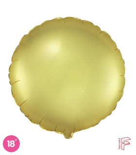 Mylar Round Champagne 18" 1pc