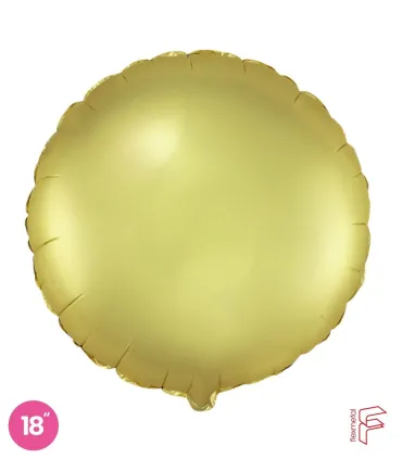 Mylar Round Champagne 18" 1pc