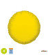 Mylar Round Yellow 4" pack 5pcs