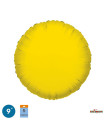 Mylar Round Yellow 9" pack 5pcs