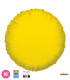 Mylar Round Yellow 18" pack 100pcs