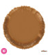 Mylar Round Brown Moka 18" 1pc