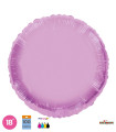 Mylar Round Lavender Macaron Glossy 18" pack 100pcs