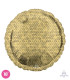 Mylar Gold Sequins Round 18" 1pc