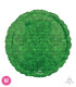Mylar Forest Green Sequins Round 18" 1pc