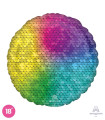 Mylar Multicolor Sequins Round 18" 1pc