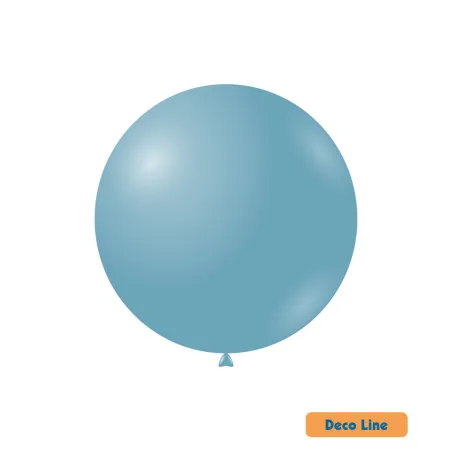 18" Steel Blue 254 Rocca Decorator Line Latex Balloons bag of 20pcs
