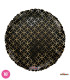 Mylar Geometric Round Black 26" 1pc