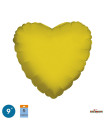 Mylar Gold Heart 9" pack 5pcs