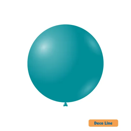18" Ocean Blue 253 Rocca Decorator Line Latex Balloons bag of 20pcs