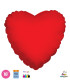 Mylar Red Heart 18" for printing pack 50pcs