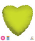 Mylar Heart Lime Green 18" pack 50pcs