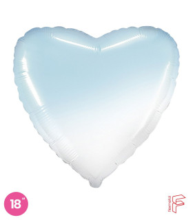 Mylar Heavenly Heart Baby Gradient 18" 1pc