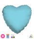 Mylar Light Blue Heart 18" for printing pack. 50pcs