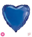 Mylar Blue Heart 18" 1pc