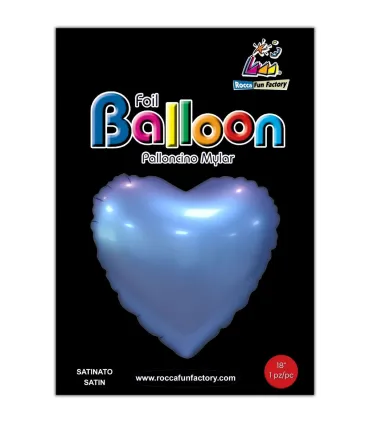 Mylar Violet Heart Satin 18" 1pc