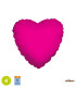 Mylar Fuchsia Heart 4" pack 5pcs